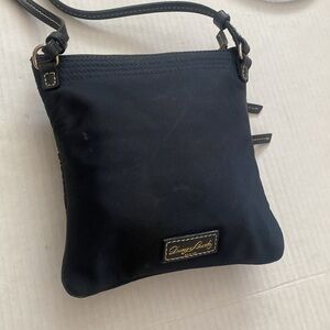 DOONEY & BOURKE compact Navy Blue Crossbody Bag with 2 compartments size 7”x 8”
